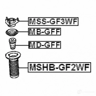 Крепление амортизаторов FEBEST mssgf3wf 1436947514 P89B1 P - Изображение 2