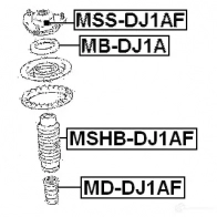 Крепление амортизаторов FEBEST JY4 Q69W mssdj1af 3827701 4056111086774 - Изображение 2