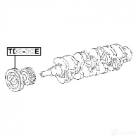 Шкив коленвала FEBEST tds3ce 8CPVQ J 4056111034744 3829781 - Изображение 2