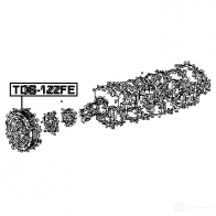 Шкив коленвала FEBEST KIW LMKF 4056111032962 3829775 tds1zzfe - Изображение 2