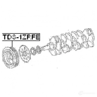 Шкив коленвала FEBEST 3829774 4056111063294 X1D037 K tds1zrfe - Изображение 2