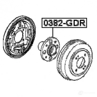 Ступица колеса FEBEST 0382gdr 3822910 4056111020624 RWKK7 X2 - Изображение 2