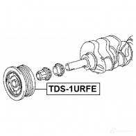 Шкив коленвала FEBEST tds1urfe L WRBSI5 4056111111148 3829772 - Изображение 2