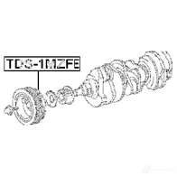Шкив коленвала FEBEST 3829770 tds1mzfe 8RRG SC 4056111041407 - Изображение 2