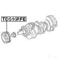 Шкив коленвала FEBEST 4056111078908 3829766 tds1grfe MPQ 2S - Изображение 2