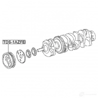 Шкив коленвала FEBEST 4056111030913 tds1azfe H83V Q6I 3829764 - Изображение 2