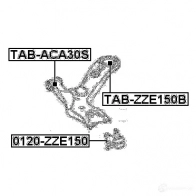 Шаровая опора FEBEST 4056111044699 R25S OH 0120zze150 3821092 - Изображение 2