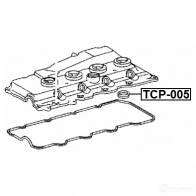 Уплотнительное кольцо оси свечи зажигания FEBEST tcp005 4056111125800 TCE 3LB 1424934524 - Изображение 2
