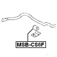 Втулка стабилизатора FEBEST 3827616 msbcs6f 4056111026701 ZE5YO WW - Изображение 2