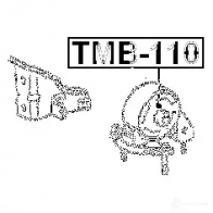 Подушка двигателя, опора FEBEST 1424863111 NZE RB 4056111009049 tmb110 - Изображение 2