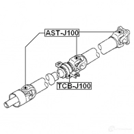Карданный подшипник FEBEST 4056111101989 3XFUW V 3829693 tcbj100 - Изображение 2