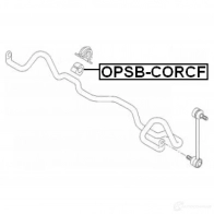 Втулка стабилизатора FEBEST opsbcorcf M W4NGY 177223593 4056111055480 - Изображение 2