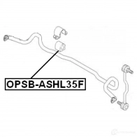 Втулка стабилизатора FEBEST opsbashl35f 198869823 4056111055473 I0 HHL1 - Изображение 2