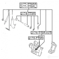 Ремкомплект суппорта FEBEST 2176tt9rkit 218536747 7EJ0W 7A 4056111103808 - Изображение 2