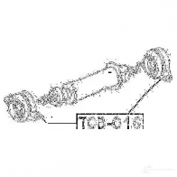 Карданный подшипник FEBEST 0SY 8DI tcb016 3829684 4056111005492 - Изображение 2