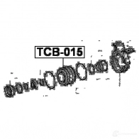 Карданный подшипник FEBEST 3829683 4 84DF 4056111005072 tcb015 - Изображение 2