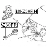 Подушка двигателя, опора FEBEST 3827532 4056111066158 4R DGP mmz30fr - Изображение 2