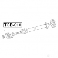 Карданный подшипник FEBEST FQTDY N 4056111005041 tcb010 3829680 - Изображение 2