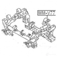 Крепление дифференциала FEBEST 3827530 mmv77 3F1K 1 4056111056623 - Изображение 2