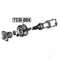 Карданный подшипник FEBEST 5WS ZNL 4056111003504 tcb004 1037544272 - Изображение 2