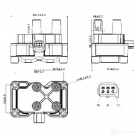 Элемент катушки зажигания FEBEST 1440023231 F G5TP 21640-002 - Изображение 2