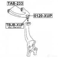 Ремкомплект шаровой опоры FEBEST tbjbxup 3829673 1FEU2F L 4056111022376 - Изображение 2