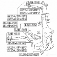 Ремкомплект шаровой опоры FEBEST 4056111069142 tbjbusf40 3829672 N6 UIRT - Изображение 2