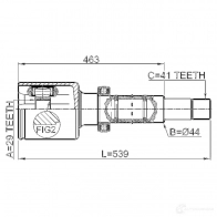 Шрус граната FEBEST 2111tt9drh 1270599060 4056111118529 3KB 0BA - Изображение 2
