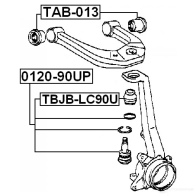 Ремкомплект шаровой опоры FEBEST tbjblc90u 4056111016986 3829665 D WAJ0SF - Изображение 2