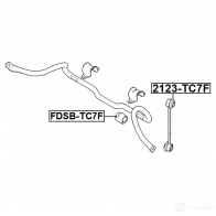 Тяга / стойка, стабилизатор FEBEST 1440023227 VJQR E 2123-TC7F - Изображение 2