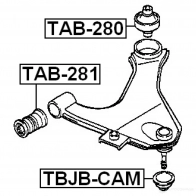 Ремкомплект шаровой опоры FEBEST 4056111010472 tbjbcam G5FR WA 3829662 - Изображение 2