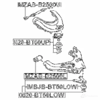 Ремкомплект шаровой опоры FEBEST JAG RA 4056111111858 mbjbbt50low 1270609028 - Изображение 2