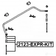 Тяга / стойка, стабилизатор FEBEST 2123-EXPR-KIT 1440023226 LYVE 3 - Изображение 2
