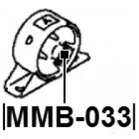 Подушка двигателя, опора FEBEST mmb033 EZ HDD 4056111009063 3827540 - Изображение 2