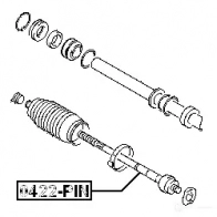 Рулевая тяга FEBEST 0422pin 3823127 7C7 ZUR 4056111014203 - Изображение 2