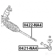 Рулевая тяга FEBEST 3823125 4 3OBTB 4056111031439 0422na4 - Изображение 2
