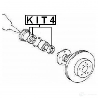 Уплотнение ступицы колеса FEBEST 6AOB 2Z7 3827095 kit4 4056111078311 - Изображение 2