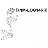 Подушка коробки передач МКПП FEBEST 4056111045412 113114787 W15 EZ rnmlog14rr - Изображение 2