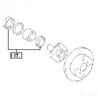 Уплотнение ступицы колеса FEBEST W WV7ML 4056111049960 kit3 3827094 - Изображение 2