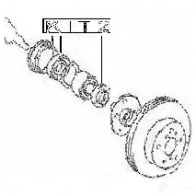 Уплотнение ступицы колеса FEBEST L P0IB5A 4056111005591 kit2 3827093 - Изображение 2