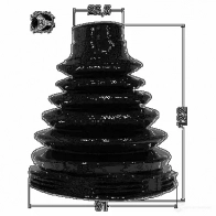 Пыльник шруса FEBEST 2115pkugt 3824753 MW 0O21 4056111097015 - Изображение 2