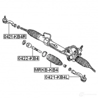 Рулевая тяга FEBEST TKE WJQ 3823121 0422kb4 4056111032016 - Изображение 2