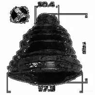 Пыльник шруса FEBEST 1270599120 2115tr9dt M 8O0PX 4056111120133 - Изображение 2