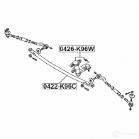 Рулевая тяга FEBEST 4056111128719 9H6 7BPW 0422k96c 1424541631 - Изображение 2