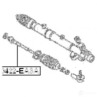 Рулевая тяга FEBEST 3823119 4056111039589 0422ea3a L 75OA2 - Изображение 2