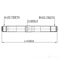 Приводной вал FEBEST 2112fociirh 1436947103 KOXGYQ G - Изображение 2