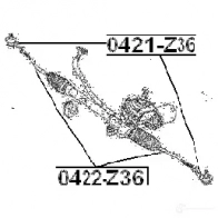 Рулевой наконечник FEBEST OX TWP 3823112 4056111039633 0421z36 - Изображение 2