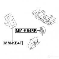 Подушка двигателя, опора FEBEST 4 KQL1 3827507 mmkb4f 4056111032429 - Изображение 2