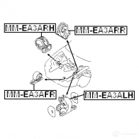 Подушка двигателя, опора FEBEST 3827488 BR GITPC 4056111034584 mmea3arh - Изображение 2
