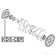 Шкив коленвала FEBEST kdscer YQS KI 3827072 - Изображение 2